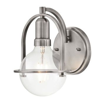 Aplique de pared somerset transparente