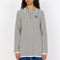 levete room kirstyn striped ecoveror viscose-blend top - s