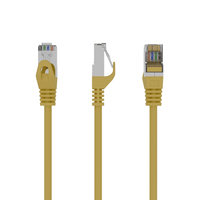 cable red gembird ftp cat6 025m amarillo