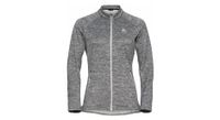 chaqueta polar con cremallera odlo fli gris mujer