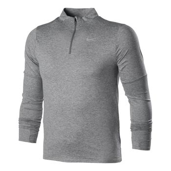 Nike Dri-Fit Element Half-Zip Top de running Hombres - gris,
