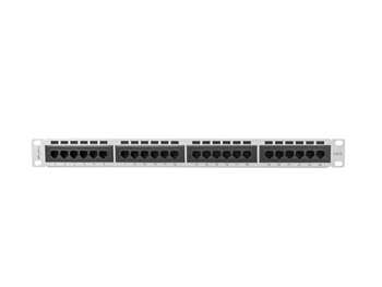 PATCH PANEL LANBERG CAT.6 UTP 24 PUERTOS 1U RACK 19
