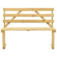 banco de jardin  banco de exterior  silla de jardin de madera de pino impregnada 120 cm