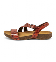 art para mujer 11045s188003006 sandalias de piel 1045s i breathe naranja 41 plano hebilla casual