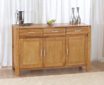 Verona 140cm Oak Sideboard