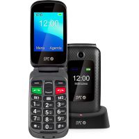 spc magnus telefono movil para mayores boton sos negro