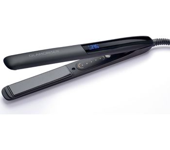 GLAMORISER Bluetooth Smart Hair Straightener - Black, Black