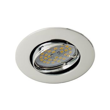 Empotrable led basic basculante redondo cromo (8w)