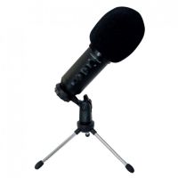 microfono keep out xmicpro200 usb cardioide con filtro windscreen y control de eco