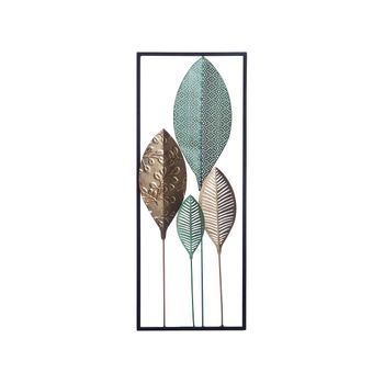 Decoración De Pared Hoja De Metal Multicolor Arte Estilo Moderno Platinum
