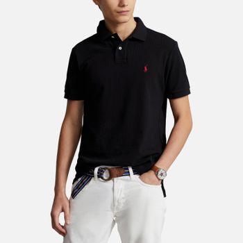Polo Ralph Lauren Men's Custom Slim Fit Mesh Polo Shirt - Polo Black - M