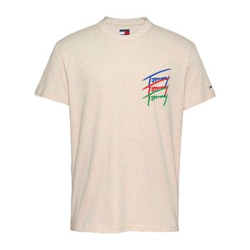 Tommy Jeans Camiseta de manga corta Beige DM0DM20771-AE3