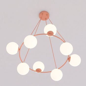 Lámpara de techo laster coral (8 luces)