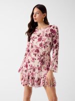 vestido mini floral