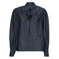 karl lagerfeld blusa fluid denim blouse para mujer