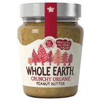 whole earth organic crunchy peanut butter