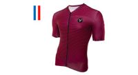 lebram maillot de manga corta ajustado burdeos