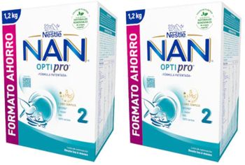 Nestlé Nan Optipro 2 Leche de Continuación 2x1200 gr