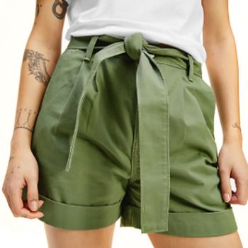 Tommy Jeans Short Ceinture badge para mujer