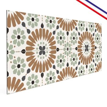Frente de cocina en aluminio - 240 x 50 cm - verde