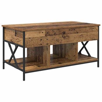 Mesa De Centro 100x55x49,5 Cm Madera - Marrón
