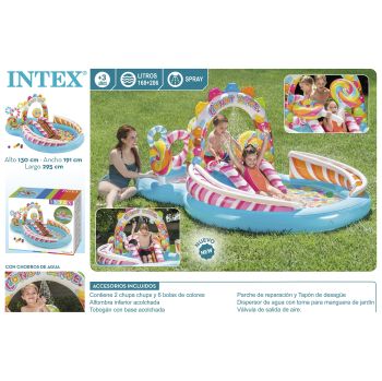 Centro de Juegos Candy Zone 295x191x130 cm - Intex