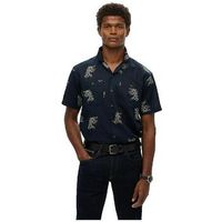 superdry camisa manga corta chemise beach manches courtes para hombre