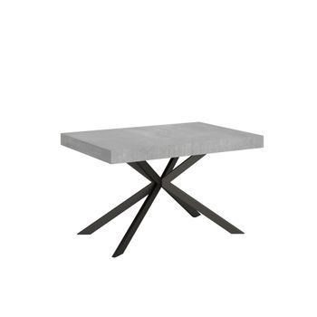 Mesa Extensible 90x140/400 Cm Plaker Cemento Patas Antracita