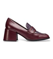 wonders para mujer h-6402196011722 mocasines de piel victoria 02 burdeos 40 5 a 8cm ninguno casual granate clasico