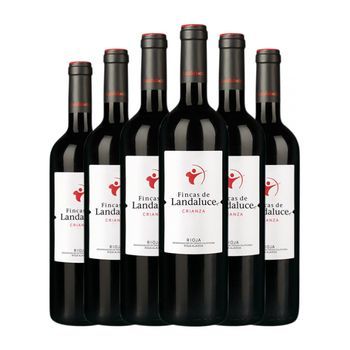 Landaluce Vino Tinto Rioja Crianza 75 Cl 14% Vol. (pack De 6 Unidades)