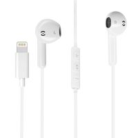 forcell auriculares ergonomicos lightning blancos