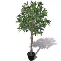 laurel artificial con maceta 120 cm verde dec021900