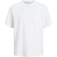 jack  jones camiseta 12262494 jorfrederiksberg tee ss crew neck noos bright white para hombre