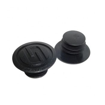 SRAM - Tapones de manillar para bicicleta de montaña MTB Negro, protección segura contra impactos y lesiones, fácil instalación y agarre ergonómico cómodo para rutas largas
