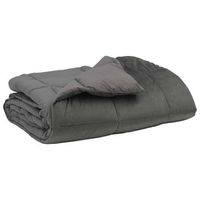 edredon de verano 200 x 240 cm verano gris claro transpirable vidaxl