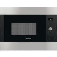 zanussi zbm26642xa built-in solo microwave - stainless steel stainless steel