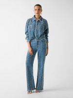 vaqueros tweed pierna ancha