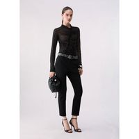 liu jo pantalones pantalones cigarrillo en ottoman para mujer