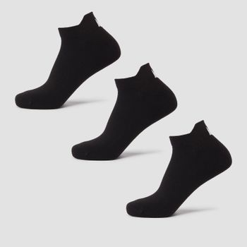 Calcetines de entrenamiento unisex de MP (paquete de 3) - Negro - UK 6-8