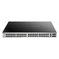 d-link dgs-3130-54pse switch gestionado l3 48 puertos gigabit poe  4 puertos sfp