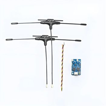 BAYCKRC 900/2400 recepto Gemini RX ExpressLRS de doble banda 900MHz/2.4GHz para dron de carreras FPV