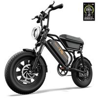 bicicleta electrica  urlife  t16  500w 48v13ah 16 frenos de disco ebike - negro