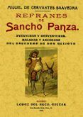 refranes de sancho panza ed facsimil de la ed de madrid 1905