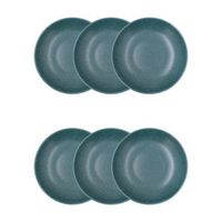 set 6 pl hondo 23 element blue hydrozero 23cm bidasoa element hydrozero - azul apto microondas