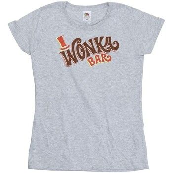 Willy Wonka Camiseta Bar Logo para mujer