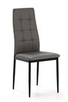 set de 4 sillas comedor tapizadas gris 42 x 51 x x 97 cm