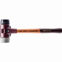 halder simplex mazo tpe medio  relleno de goma con carcasa de hierro maleable y mango de madera - d50 mm - 3023050
