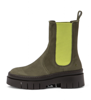 Art para mujer. 1195412WQ003_0G3 Botines de piel 1954 verde (38), 3 a 5cm, Ninguno, Casual