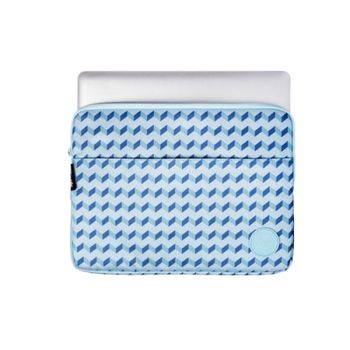 Smile Blue Geometric Funda para Portátil 13