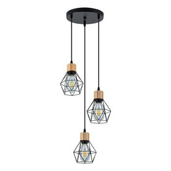 Flair - lámpara de araña de metal, dorado, 155 cm, e27